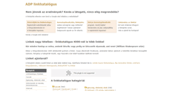 Desktop Screenshot of linkek.adatbazisinfo.hu