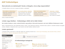Tablet Screenshot of linkek.adatbazisinfo.hu